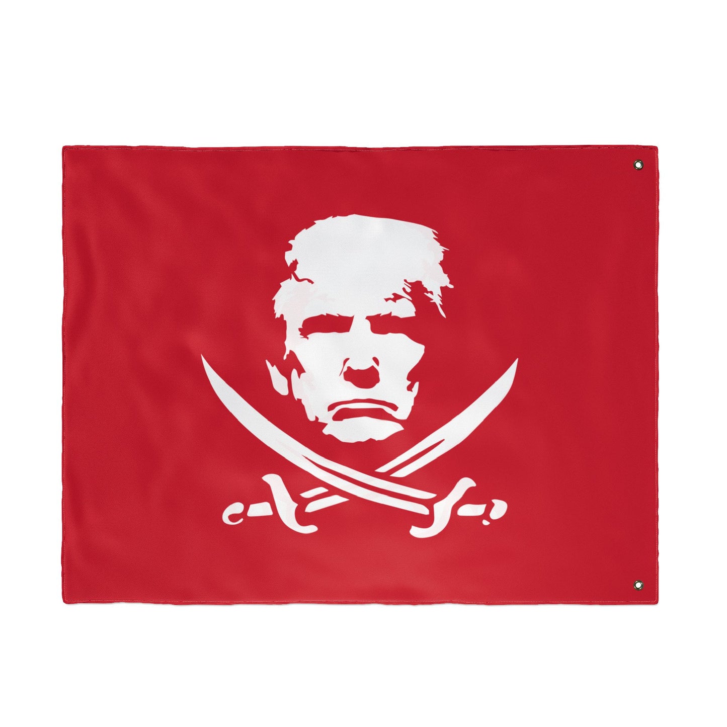 The Jolly Donald Double Sided Flag (Red)