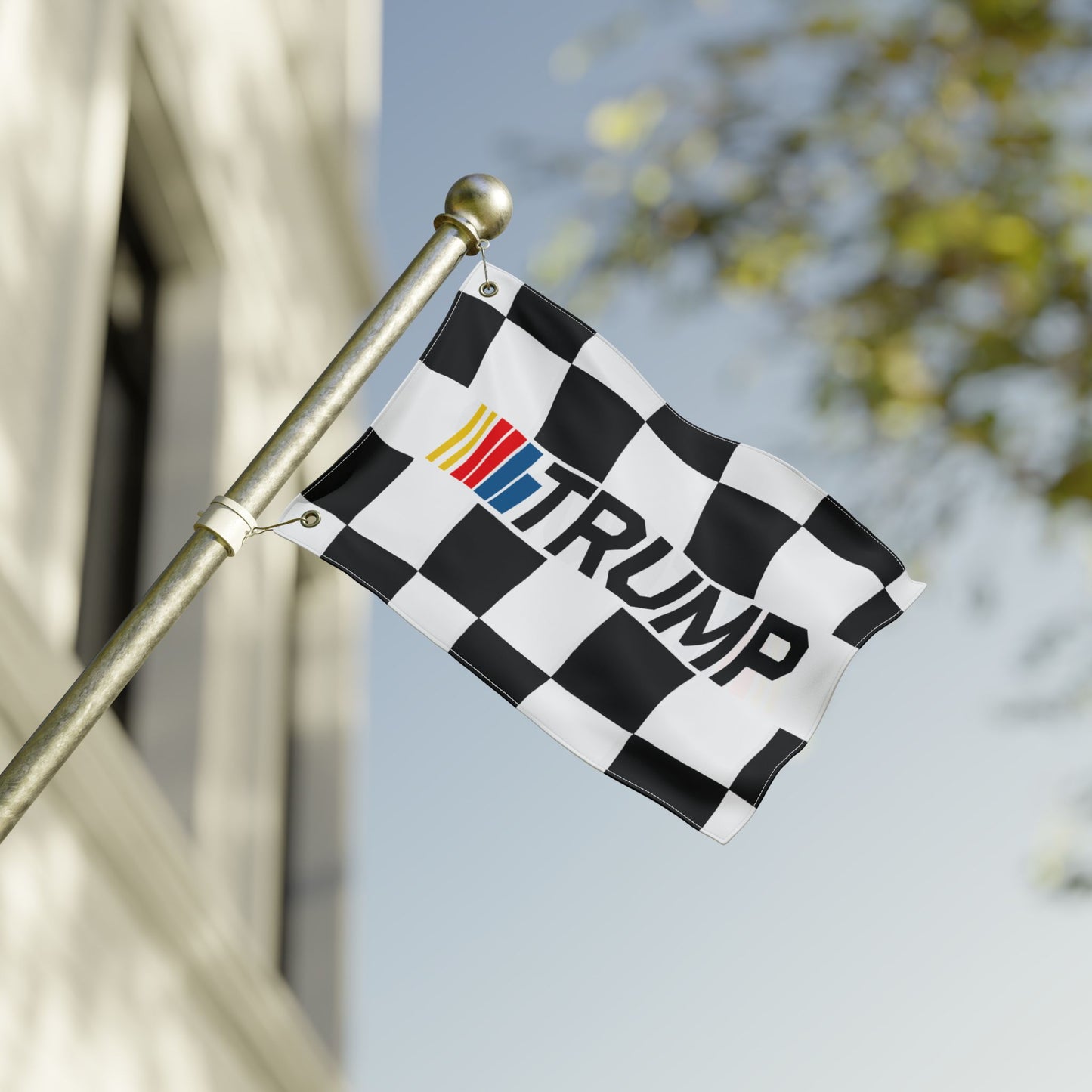 TRUMP Racing Double Sided Flag