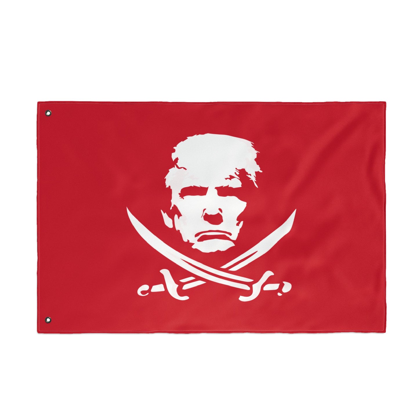 The Jolly Donald Double Sided Flag (Red)
