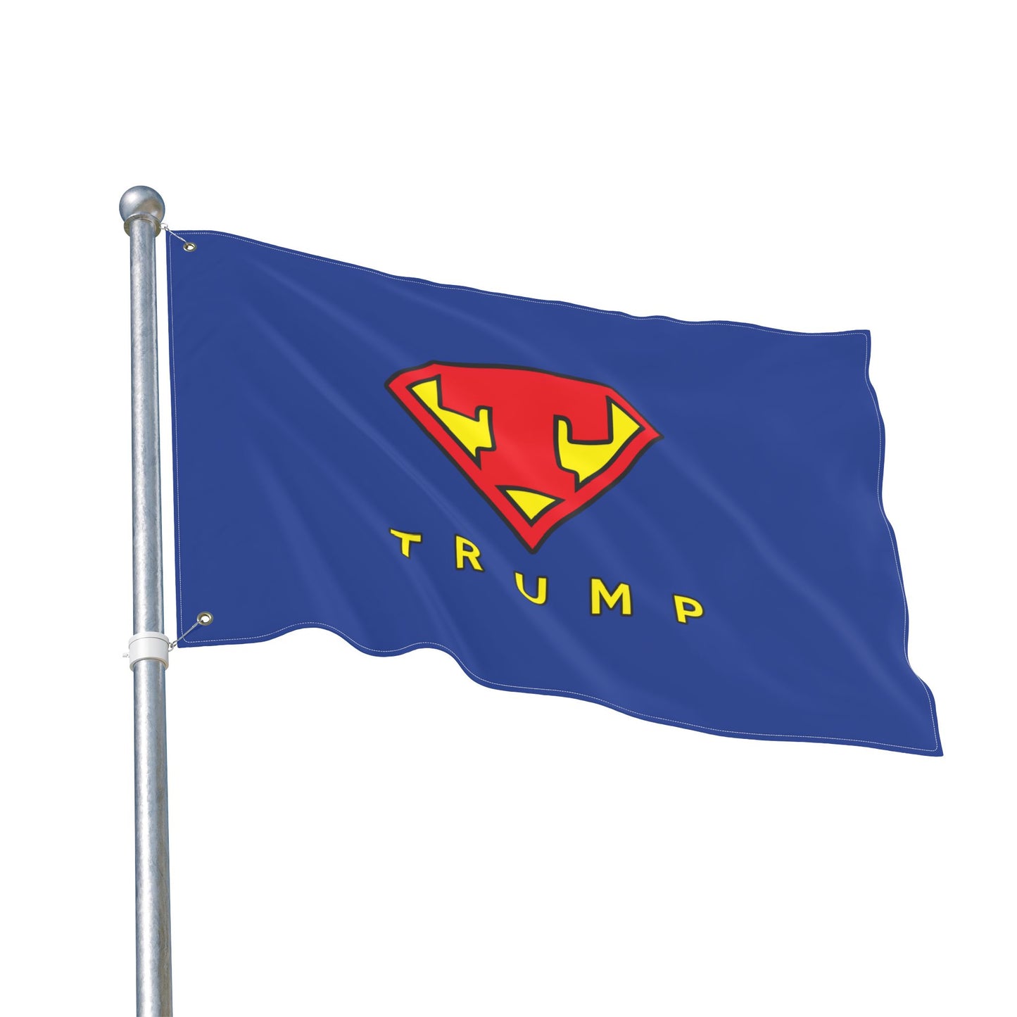 Trump Super Man Double Sided Flag