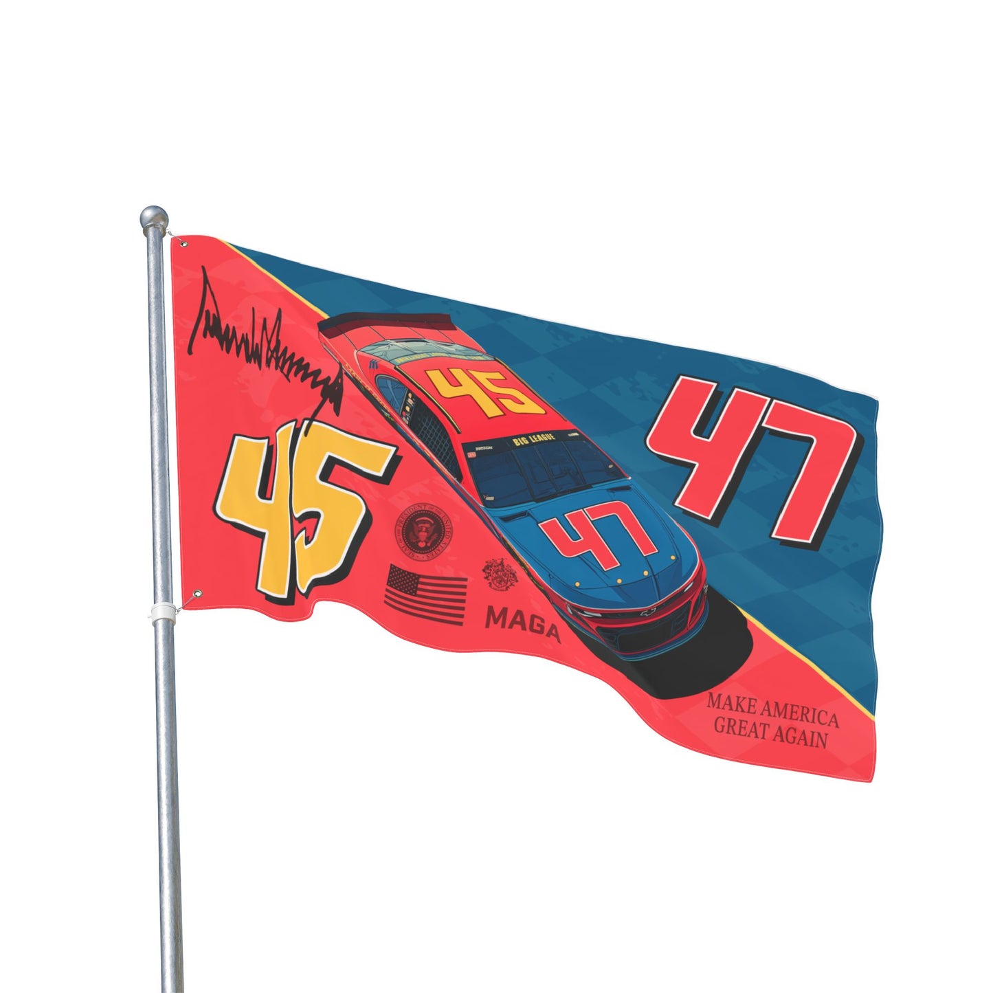 45/47 Racing Double Sided Flag