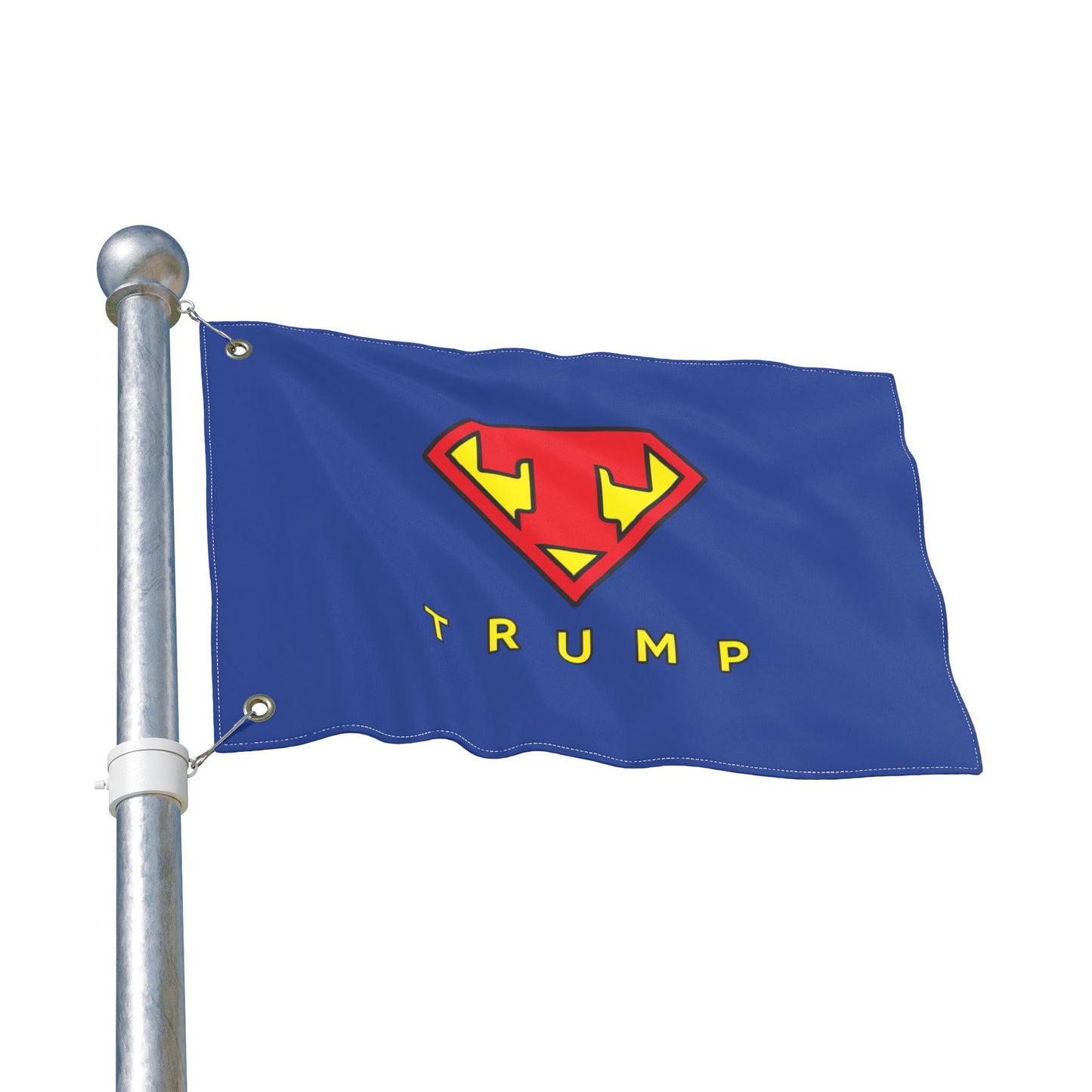 Trump Super Man Double Sided Flag
