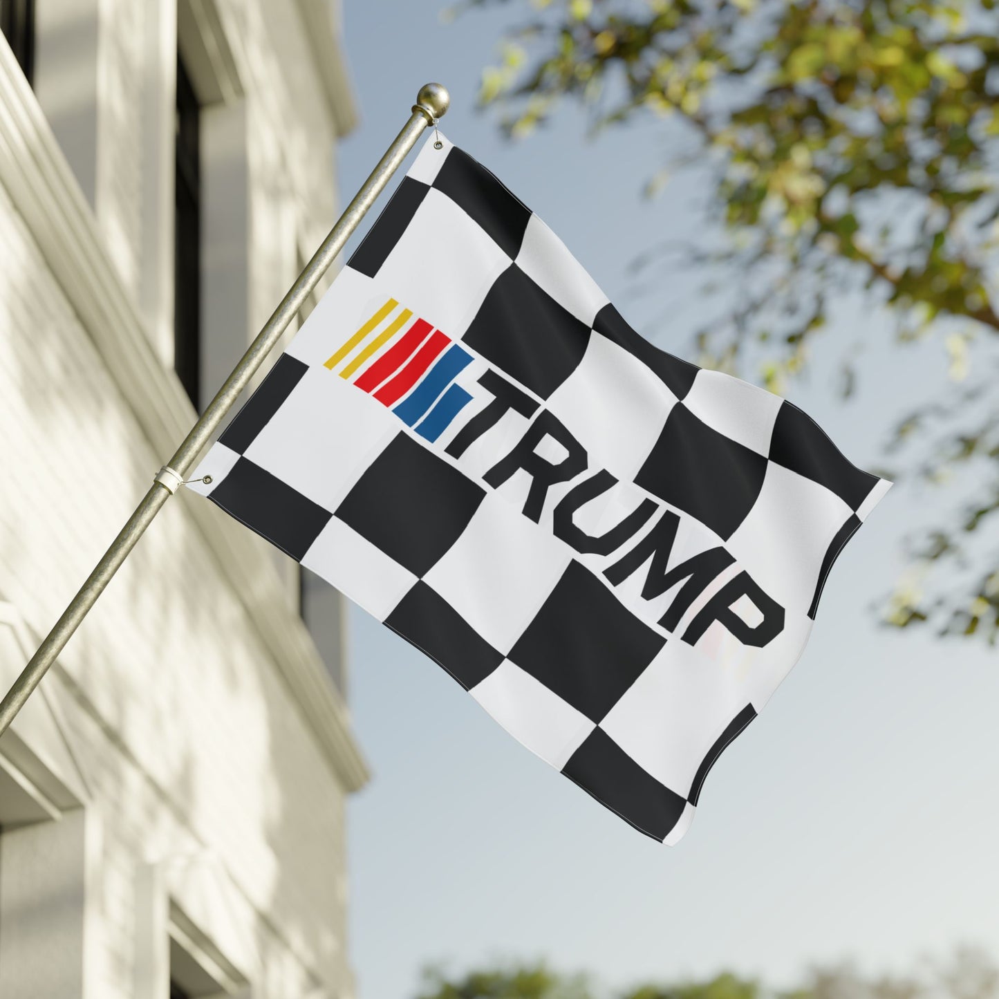 TRUMP Racing Double Sided Flag