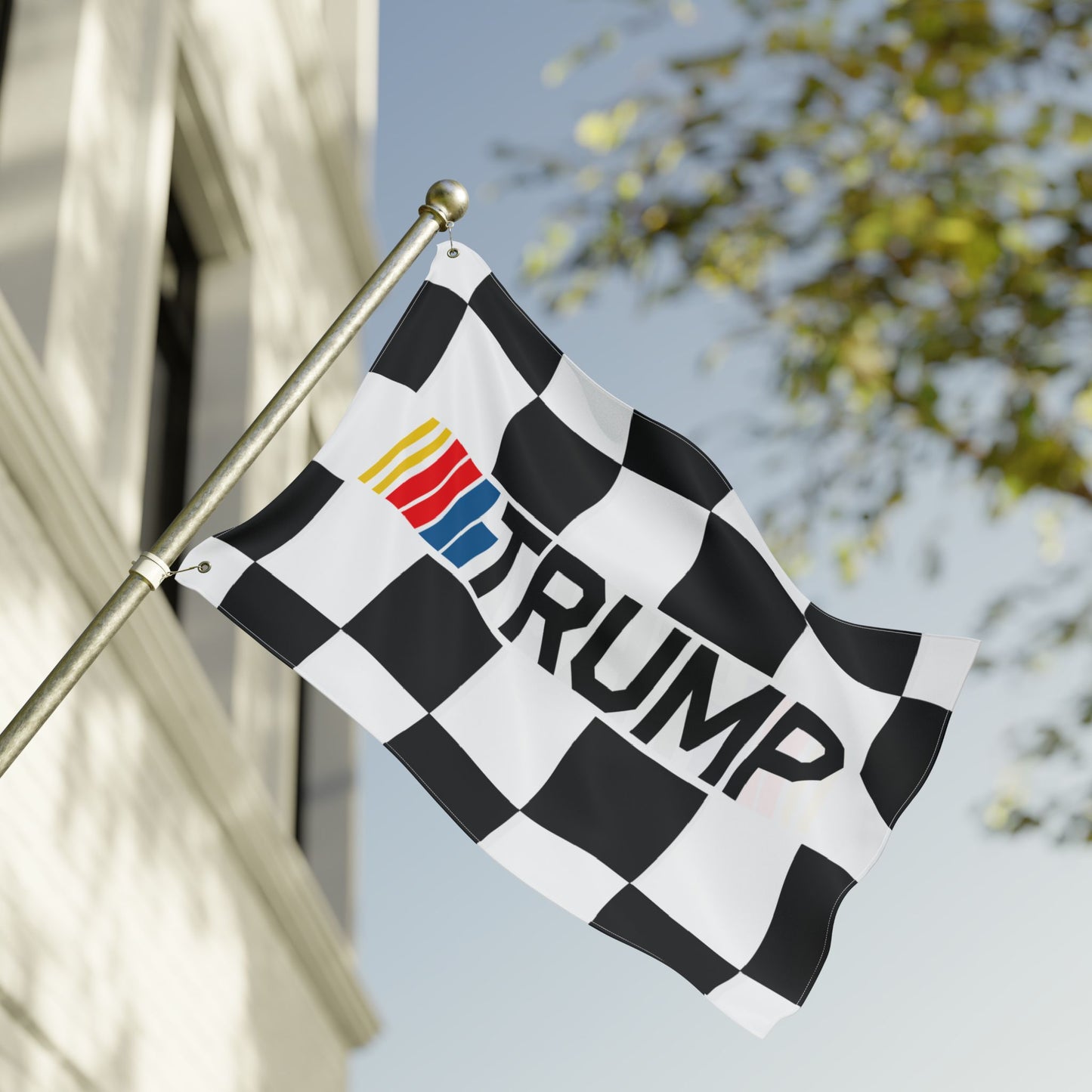 TRUMP Racing Double Sided Flag