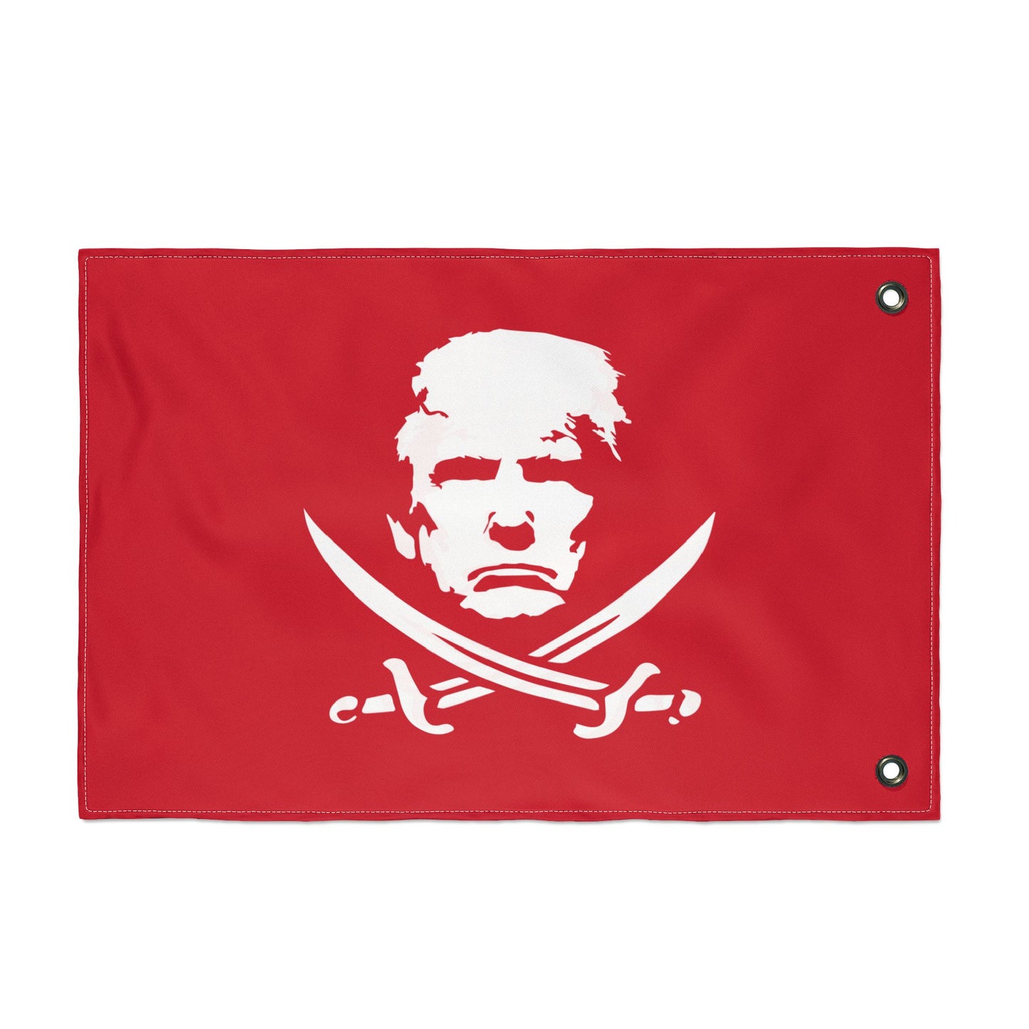 The Jolly Donald Double Sided Flag (Red)