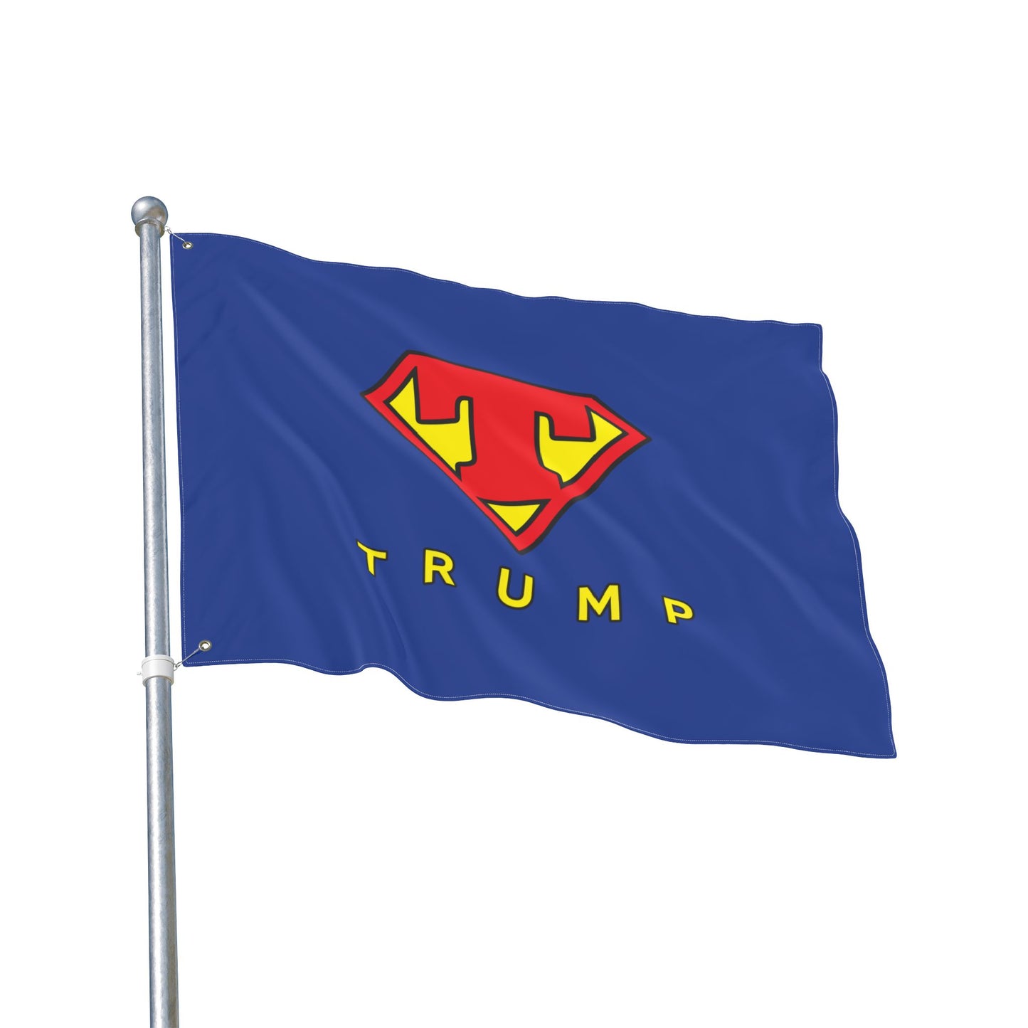 Trump Super Man Double Sided Flag